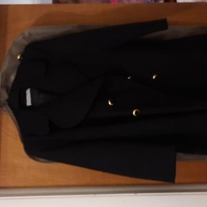 Balenciaga Black Wool Coat  Size Large
